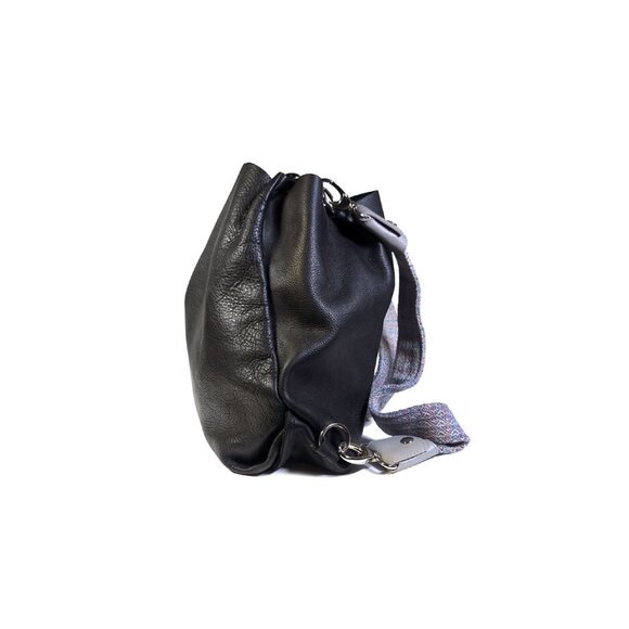 Cindy Jeurissen Black Leather 3 Way Convertible Bag OOAK Dutch Artisan main image 5